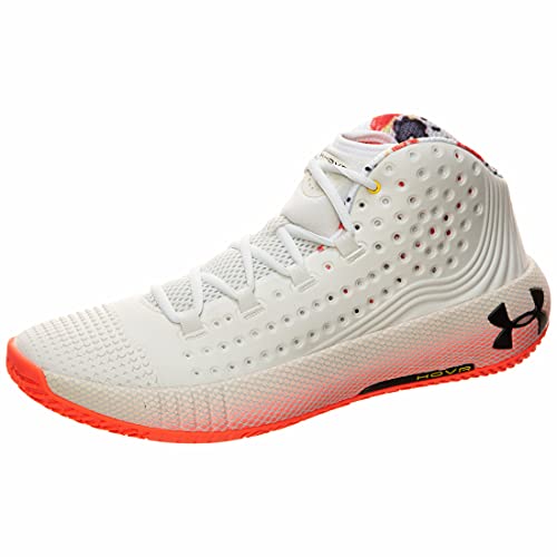 Under Armour Men's HOVR Havoc 2 Basketball Shoe, Onyx White (102)/Beta, 13