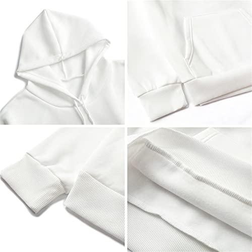 Unisex My Hero Academia Sudadera con Capucha Kaminari Denki Disfraz de Cosplay Kirishima Eijirou Boku No Hero Academia Sudadera Pullover Tops Blanco