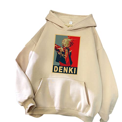 Unisex My Hero Academia Sudadera con Capucha Kaminari Denki Disfraz de Cosplay Kirishima Eijirou Boku No Hero Academia Sudadera Pullover Tops Blanco