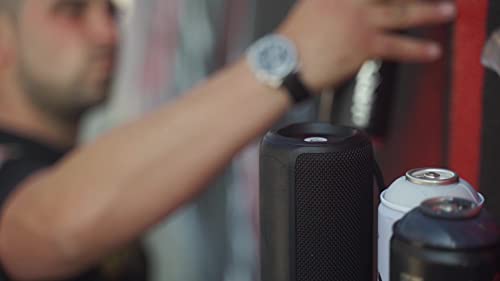 Unosounds Ubass Altavoz Bluetooth con sonido envolvente de 360°, IPX7 a prueba de agua y polvo, modo AUX, tarjeta TF