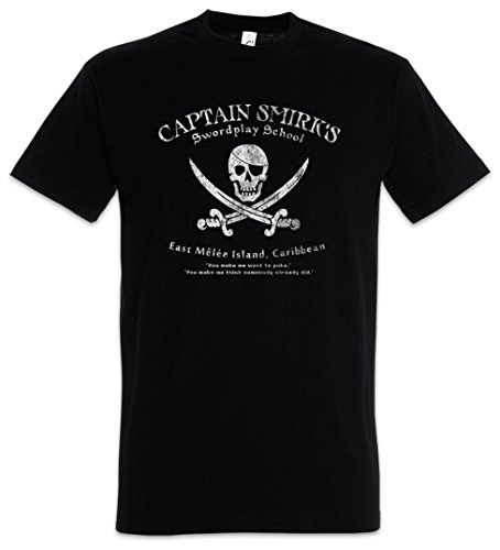 Urban Backwoods Captain Smirk's Swordplay School Camiseta De Hombre T-Shirt Negro Talla M