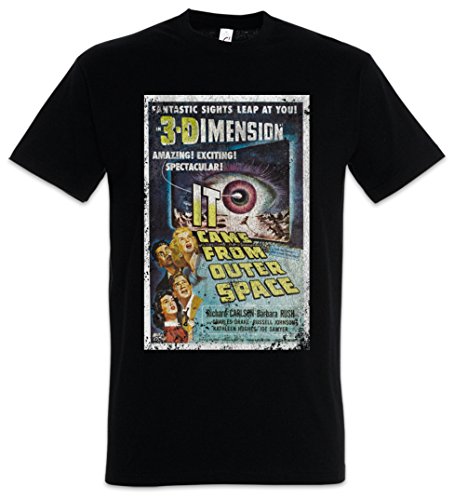 Urban Backwoods It Came from Outer Space Camiseta De Hombre T-Shirt Negro Talla S