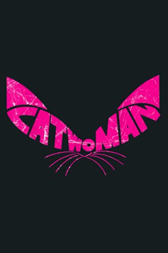 US DC Catwoman Logo Ears Dist 01 Colour: Notebook Planner - 6x9 inch Daily Planner Journal, To Do List Notebook, Daily Organizer, 114 Pages