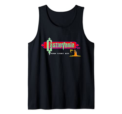 US Konami Castlevania Título Pantalla 01 Camiseta sin Mangas
