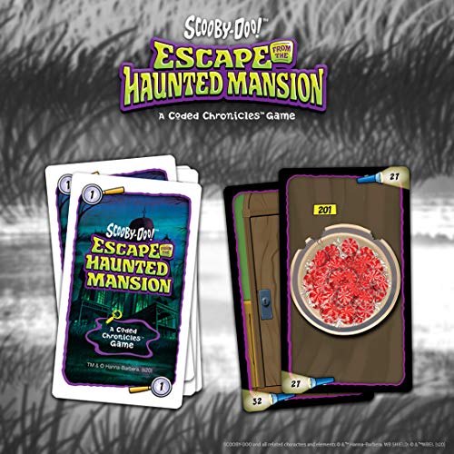 USAopoly Scooby-Doo Board Game Escape from the Haunted Mansion - A Coded Chronicles™ Ga