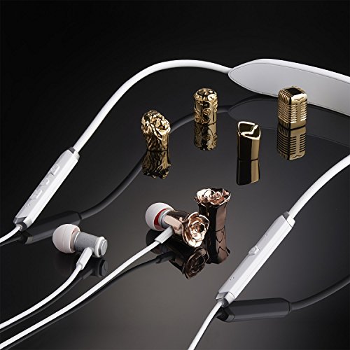 V-MODA Auriculares intraaurales, Forza Metallo Wireless, color Blanco (White Silver)