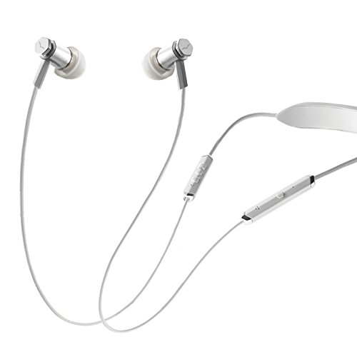 V-MODA Auriculares intraaurales, Forza Metallo Wireless, color Blanco (White Silver)