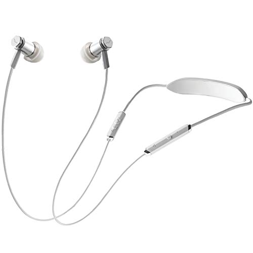 V-MODA Auriculares intraaurales, Forza Metallo Wireless, color Blanco (White Silver)