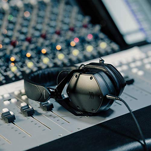 V-MODA M-200 Studio Auriculares de Monitorización Profesionales, Negro, One size