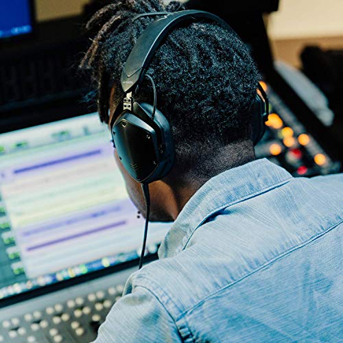 V-MODA M-200 Studio Auriculares de Monitorización Profesionales, Negro, One size