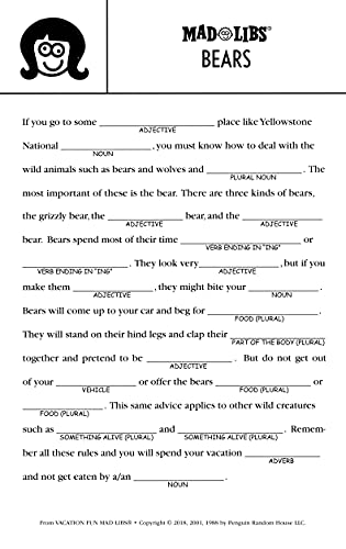 Vacation Fun Mad Libs [Idioma Inglés]: World's Greatest Word Game