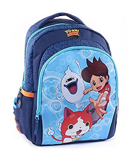 Vadobag Yokai Watch - Sac A Dos Bleu 35Cm 1 Poche Soufflet Mochila infantil, 35 cm, Azul (Bleu)