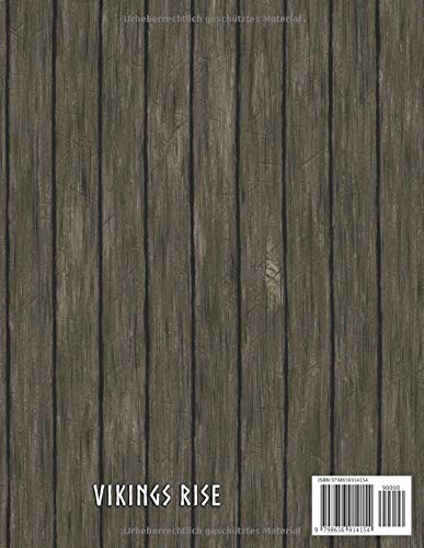 VALHALLA NOTEBOOK PLANNER: Viking Norse Mythology Viking Shield Vegvisir Wood | Weekly Planner Urnes Style Notebook