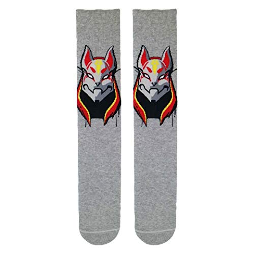 Vanilla Underground Fortnite Drift Cat Mask Boys/Men's Grey Socks