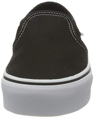 Vans Asher Platform, Sneaker Mujer, Black Canvas Black 3sy, 39 EU