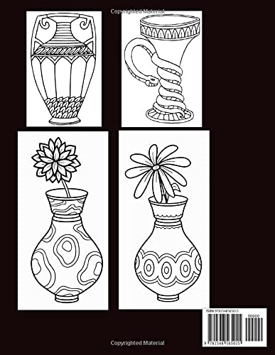Vase Collection Coloring Book: Coloring Pages For Anyone