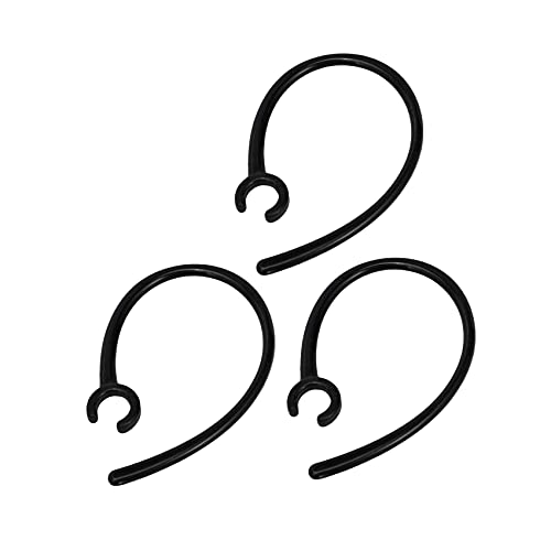 Vasko 3 x Gancho Clip de Orejas Negro Universal para Auricuares