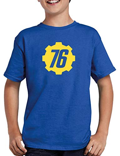 Vault 76 Tec Inc - Camiseta infantil azul cobalto 98-104 cm