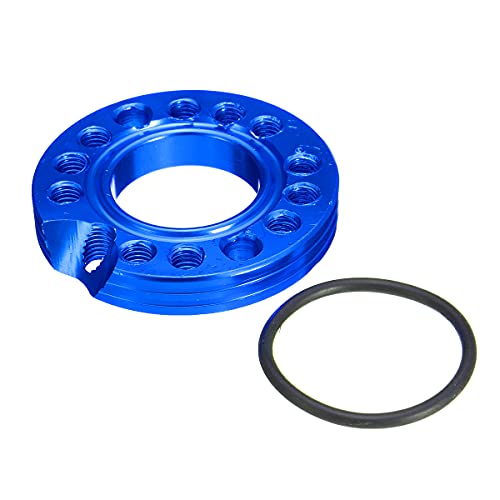 Vbaxy Nuevo 28 mm Carburador de Entrada Manifold SPINTER SPINTER Placa Ajuste AJUSTEPORTE para Pit ATV ​​Bike ATV 90CC 110CC 125CC Kit de reparación de carburador (Color : Sky Blue)