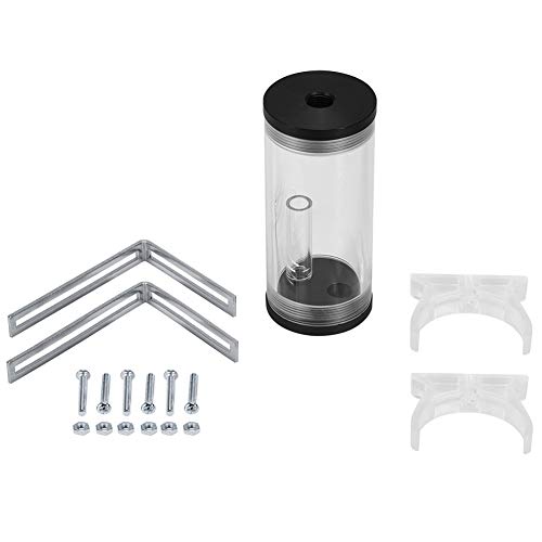 Vbestlife Equipo del Tanque del Depósito de Agua, Cilindro de Acrílico del Radiador de Refrigeración por Agua de la Computadora