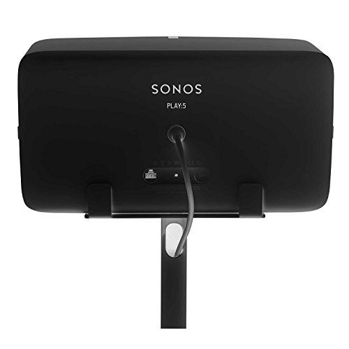 Vebos SONOS Play:5 Gen 2 - Soporte de pie para SONOS Play:5 Negro Experiencia óptima en Cada habitación - Le Permite Colocar su SONOS Play 5 exactamente Donde lo desee - Dos años de garantía