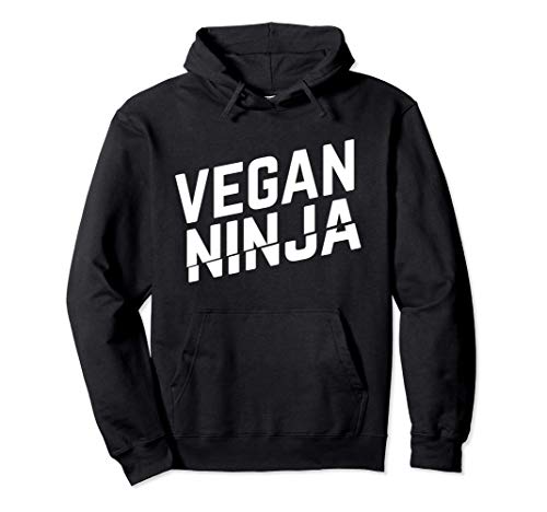 Vegan Ninja - Ropa Vegana by The Dharma Store Sudadera con Capucha