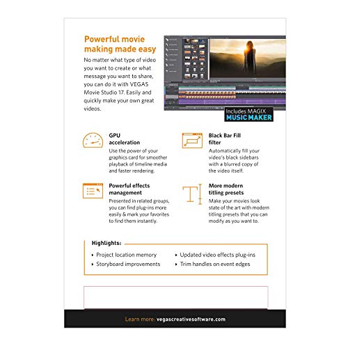 VEGAS Movie Studio 17