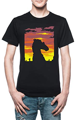 Vendax Escapar de LA - Bojack Jinete Camiseta Hombre Negro