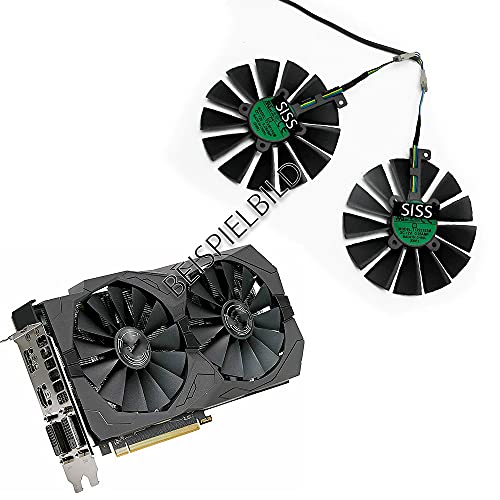 Ventilador de 95 mm para ASUS STRIX RX 470 580 570 GTX 1050Ti 1070Ti 1080Ti ROG Poseidon Radeon Dual RX 580 8 GB Gaming Video Card Cooling Fan T129215SM