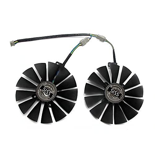 Ventilador de 95 mm para ASUS STRIX RX 470 580 570 GTX 1050Ti 1070Ti 1080Ti ROG Poseidon Radeon Dual RX 580 8 GB Gaming Video Card Cooling Fan T129215SM