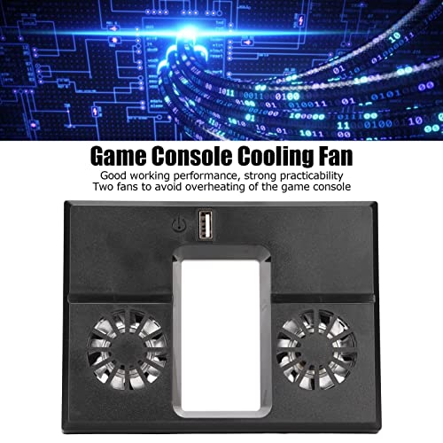 Ventilador de Enfriamiento para Consola Xbox Series X, Controlador de Juegos Externo USB Xbox Cooler con Luces RGB para Consola de Juegos Xbox Series X Sistema de Enfriamiento de la Base de Carga