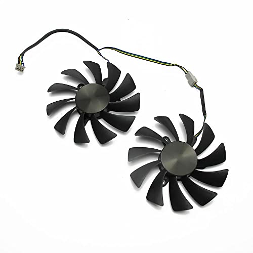 Ventilador de gráficosVentiladores de Tarjetas gráficas 2Pcs / Set 95MM GAA8S2U GTX 1070 Ti 1080 Ti Fit for ZOTAC Geforce Gtx1070ti Gtx1080ti AMP Edition Core Tarjetas de Video Refrigeración(Colo