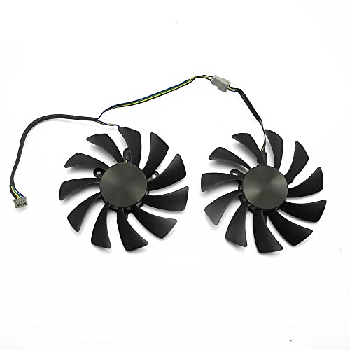 Ventilador de gráficosVentiladores de Tarjetas gráficas 2Pcs / Set 95MM GAA8S2U GTX 1070 Ti 1080 Ti Fit for ZOTAC Geforce Gtx1070ti Gtx1080ti AMP Edition Core Tarjetas de Video Refrigeración(Colo
