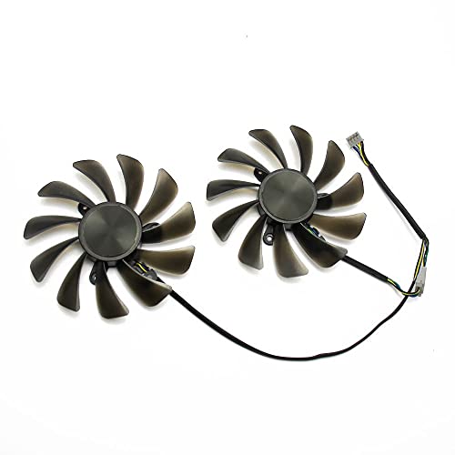 Ventilador de gráficosVentiladores de Tarjetas gráficas 2Pcs / Set 95MM GAA8S2U GTX 1070 Ti 1080 Ti Fit for ZOTAC Geforce Gtx1070ti Gtx1080ti AMP Edition Core Tarjetas de Video Refrigeración(Colo