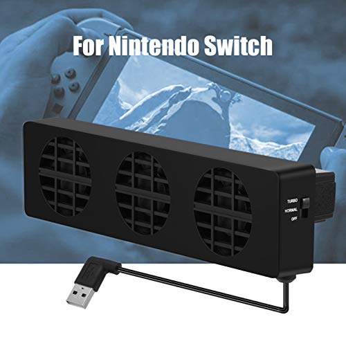 Ventilador de refrigeración USB Ventilador de refrigeración para Nintendo Switch Easy Installtion, para Consola Switch NS
