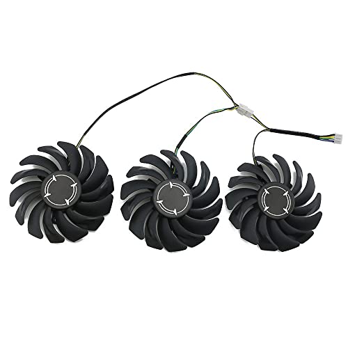 Ventiladores de tarjetas gráficas 3 unids / lote PLD09210S12HH Ventilador de refrigeración Reemplazo Fit for MSI Geforce GTX 1070 1060 1080 1080Ti 980Ti Ventiladores enfriadores de tarjetas gráfica