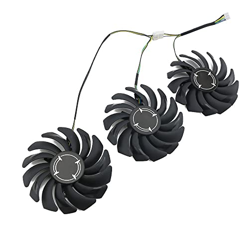 Ventiladores de tarjetas gráficas 3 unids / lote PLD09210S12HH Ventilador de refrigeración Reemplazo Fit for MSI Geforce GTX 1070 1060 1080 1080Ti 980Ti Ventiladores enfriadores de tarjetas gráfica