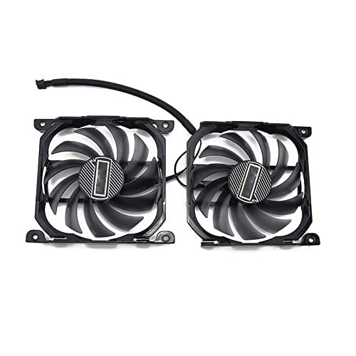 Ventiladores gráficos, 2 piezas / juego, Fit for Inno GTX1070TI / 1070 GPU VGA, enfriador de tarjetas, ventilador de refrigeración, reemplazo para INNO3D GEFORCE GTX 1080 GTX1080 TI X2 V2Ventilador