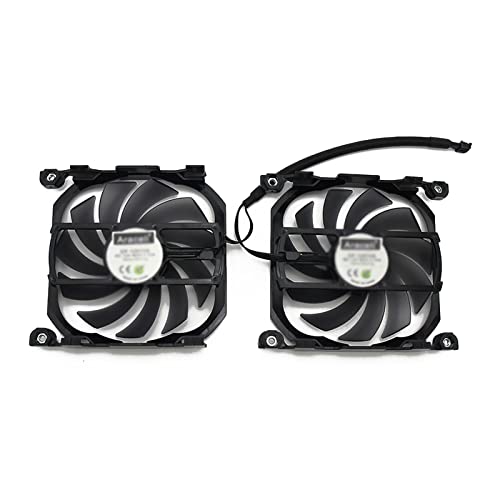 Ventiladores gráficos, 2 piezas / juego, Fit for Inno GTX1070TI / 1070 GPU VGA, enfriador de tarjetas, ventilador de refrigeración, reemplazo para INNO3D GEFORCE GTX 1080 GTX1080 TI X2 V2Ventilador
