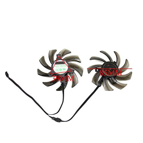Ventiladores Tarjeta gráfica, 85Mm GA91S2U 4Pin Ventilador enfriador Reemplazo, Fit for Palit Geforce GTX 1070 Ti 1070 1060 1080 GTX1060 Tarjeta gráfica Dual Gamingpro OCVentilador de la tarjeta gr