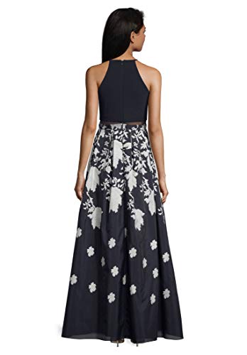 Vera Mont 8049/4631 Vestido de Fiesta, Azul (Dark Blue/White 8812), 46 para Mujer