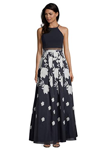 Vera Mont 8049/4631 Vestido de Fiesta, Azul (Dark Blue/White 8812), 46 para Mujer