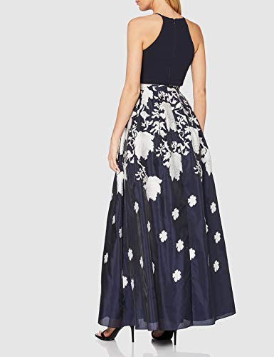 Vera Mont 8049/4631 Vestido de Fiesta, Azul (Dark Blue/White 8812), 46 para Mujer