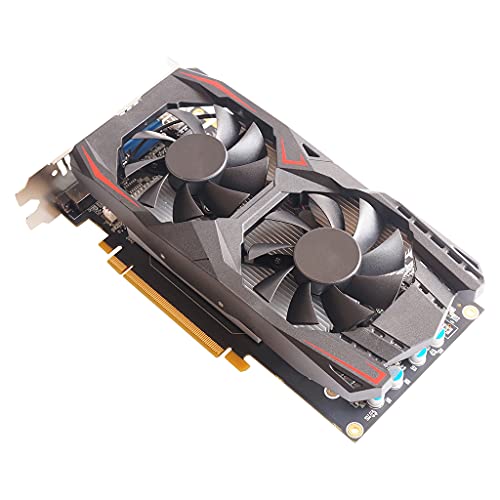 VERBENA LINN GTX 550 Ti, Professional para NVIDIA GTX 550 Ti Tarjeta gráfica Pci-e 2.0 con Doble Ventilador 3 GB DDR5 192 bit HDMI Compatible para Reproductor