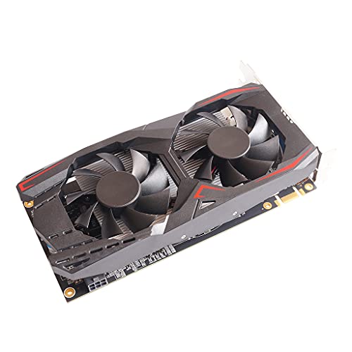 VERBENA LINN GTX 550 Ti, Professional para NVIDIA GTX 550 Ti Tarjeta gráfica Pci-e 2.0 con Doble Ventilador 3 GB DDR5 192 bit HDMI Compatible para Reproductor
