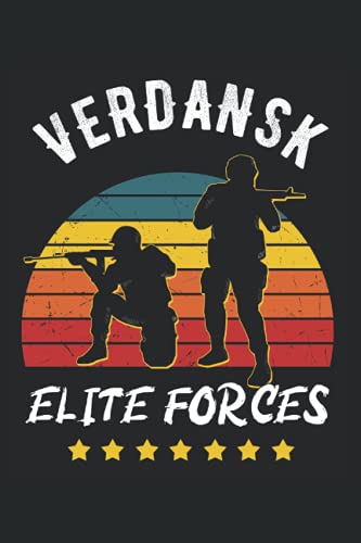 Verdansk Elite Forces: Mobile Gaming Warzone Gamer Gifts Notebook ligné (format A5, 15, 24 x 22, 86 cm, 120 pages)