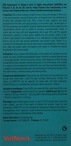 Vetnova Conecta Suplemento de Omega-3-135 ml, Verde