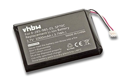 vhbw Batería recargable compatible con Sony Playstation Portable PSP Street E1000, E1002, E1003, E1004, E1008 (Li-Ion, 1000mAh, 3.7V)