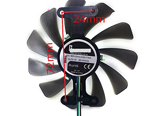 Video Fan GTX1070 / 1080 GPU Cooler Alternativo para KurouToshikou Galakuro KFA2 GTX1070TI EX GTX 1080/1070 EXOC Tarjetas Gráficas