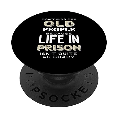 Viejos Dibujos Divertidos Ideas de Regalo "La vida en prisión" PopSockets PopGrip Intercambiable